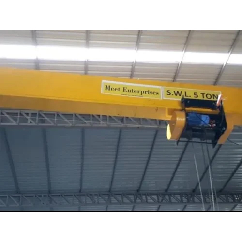 5 Ton Industrial Mini Electric Wire Rope Hoist - Color: Yellow