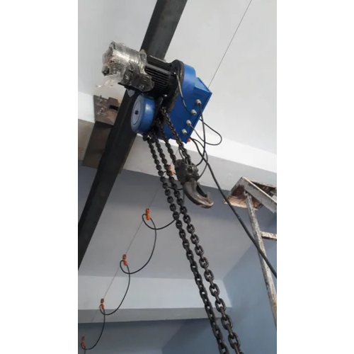 Electric Power Chain Hoist - Color: Blue