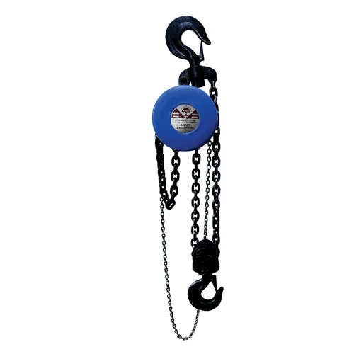 Electric Chain Hoist With Electric Trolley - Color: Blue