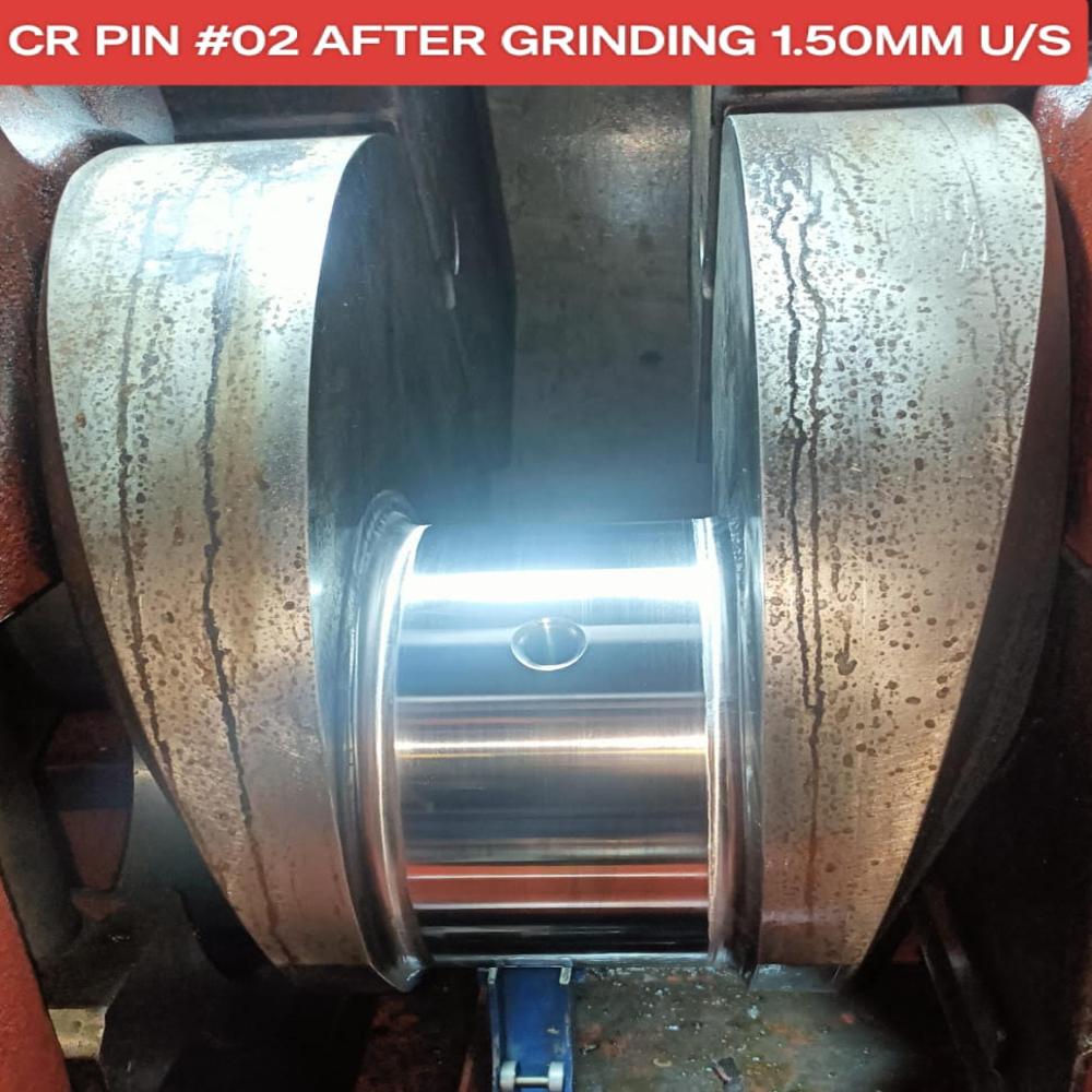 Onsite Repair of Yanmar 8N 330L EV Crankshaft