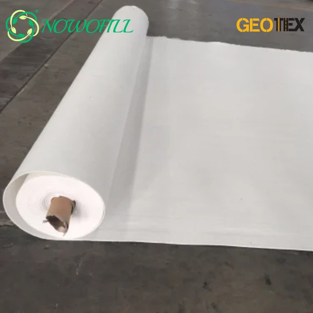 Pp/ Polyester Non Woven Geotextile For Railroad Ballast Separation - High-strength Polyester, Uv-resistant, Lightweight, Tear-resistant, Environmental Friendly