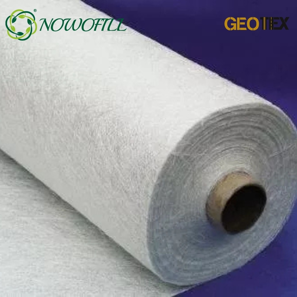 Pp/ Polyester Non Woven Geotextile For Railroad Ballast Separation - High-strength Polyester, Uv-resistant, Lightweight, Tear-resistant, Environmental Friendly