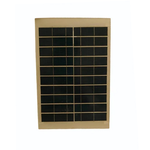 6w Polycrystalline Solar Panel - 350mm X 440mm X 3.2mm, Black Color, Customizable Cable Length, High Efficiency, Reliable Warranty