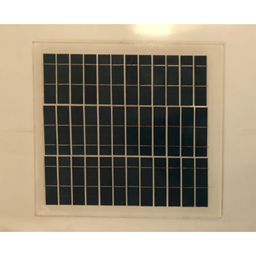 10W Polycrystalline Solar Panel - Color: Off White