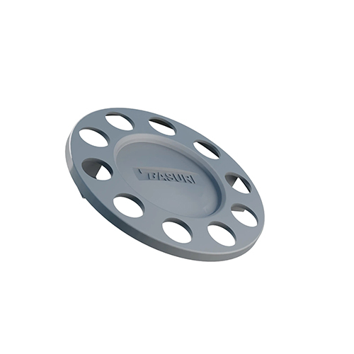 Close Center Wheel Trim 10 Stud Silver