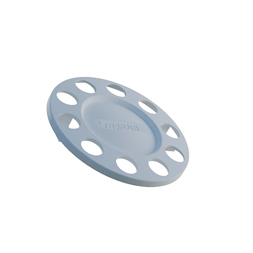 Close Center Wheel Trim 10 Stud White