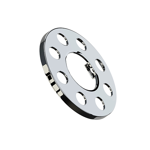 Open Center Wheel Trim - Stainless Steel, 15 Inch Silver, Heavy-Duty Protection for Trucks, Vans, and Trailers
