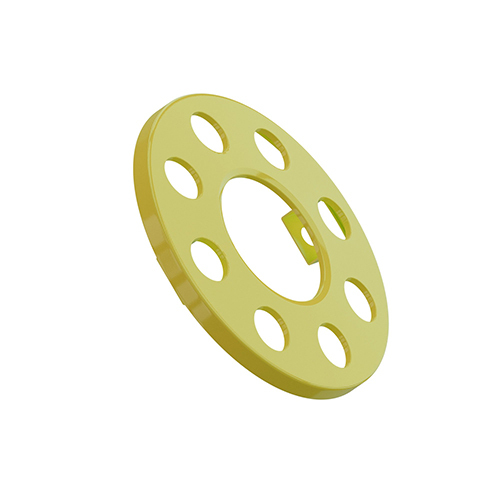 Open Center Wheel Trim 8 Stud Yellow