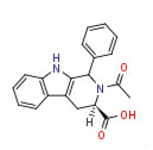 (3R)-2-Acetyl-1-phenyl-2,3,4,9-tetrahydro-1h-beta-carboline-3-carboxylic acid