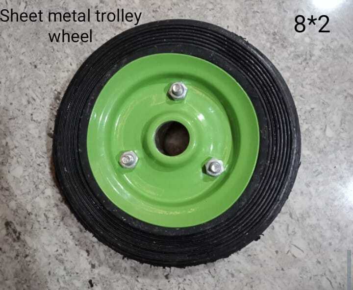 Rubber Wheel - Diameter: 8 Inch (In)