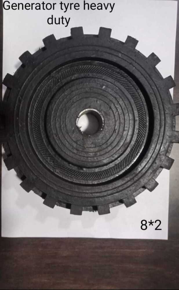 Rubber Wheel - Diameter: 8 Inch (In)