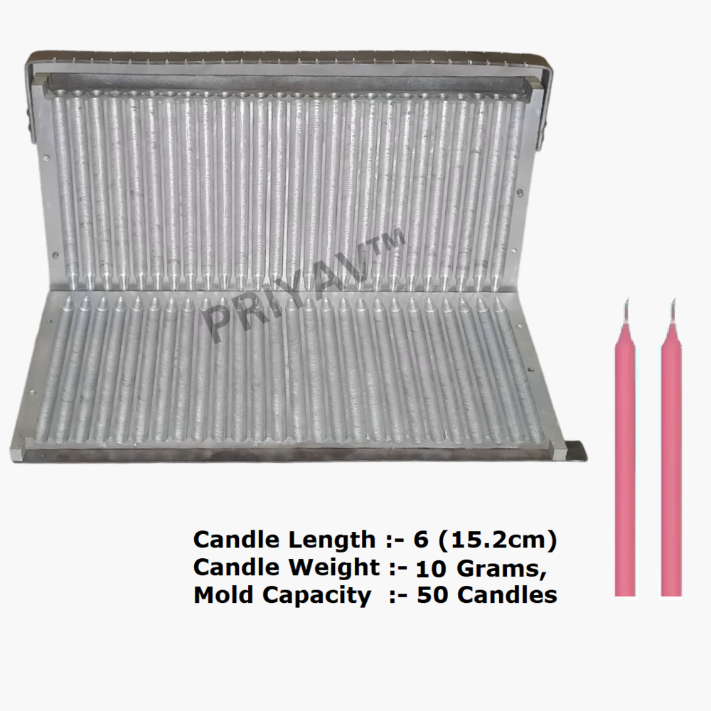 6 Inch 10 Gram Plain Candle Making Molds