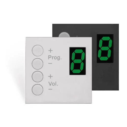 Audac Dw5066 Modular Switch - Color: Black And White