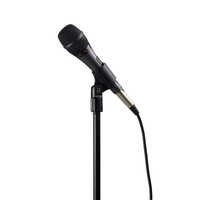 Toa Dm-520 Dynamic Microphone - 50 X 176 Mm , Black Color, 220 Volt Power Supply, 52 Db Noise Level, 1-year Warranty