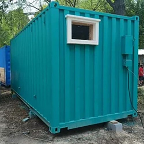Frp Portable Security Cabin - Color: Green