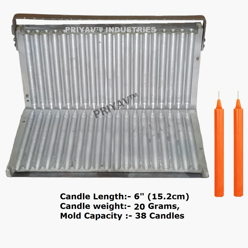 6 Inch 20 Gram Plain Candle Making Mold