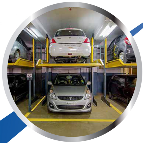 Two Post Stack Parking System - Height: Differ As Per  Requirement Foot (Ft)