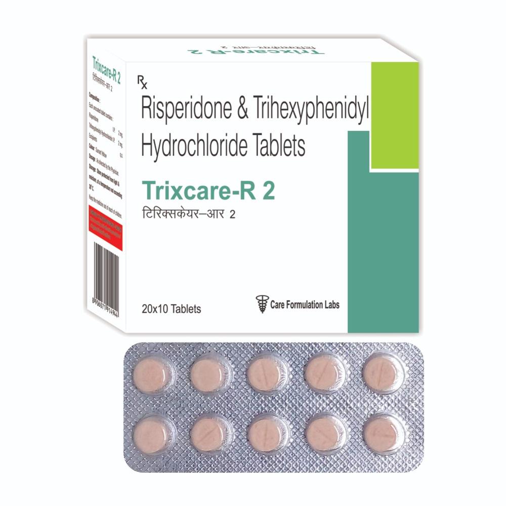 Trihexyphenidyl Hydrochloride IP 2 mg Risperidone IP 2 mg