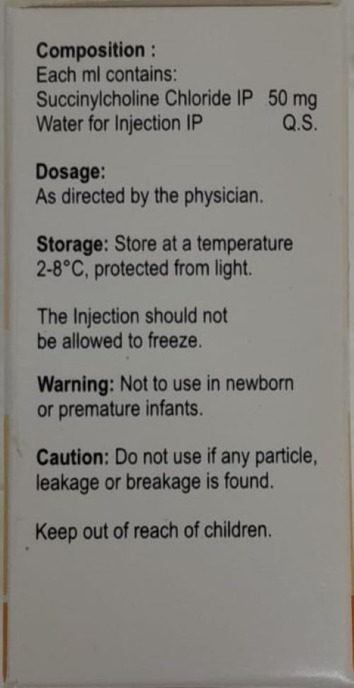 Succithem 10ml - Drug Type: Injection