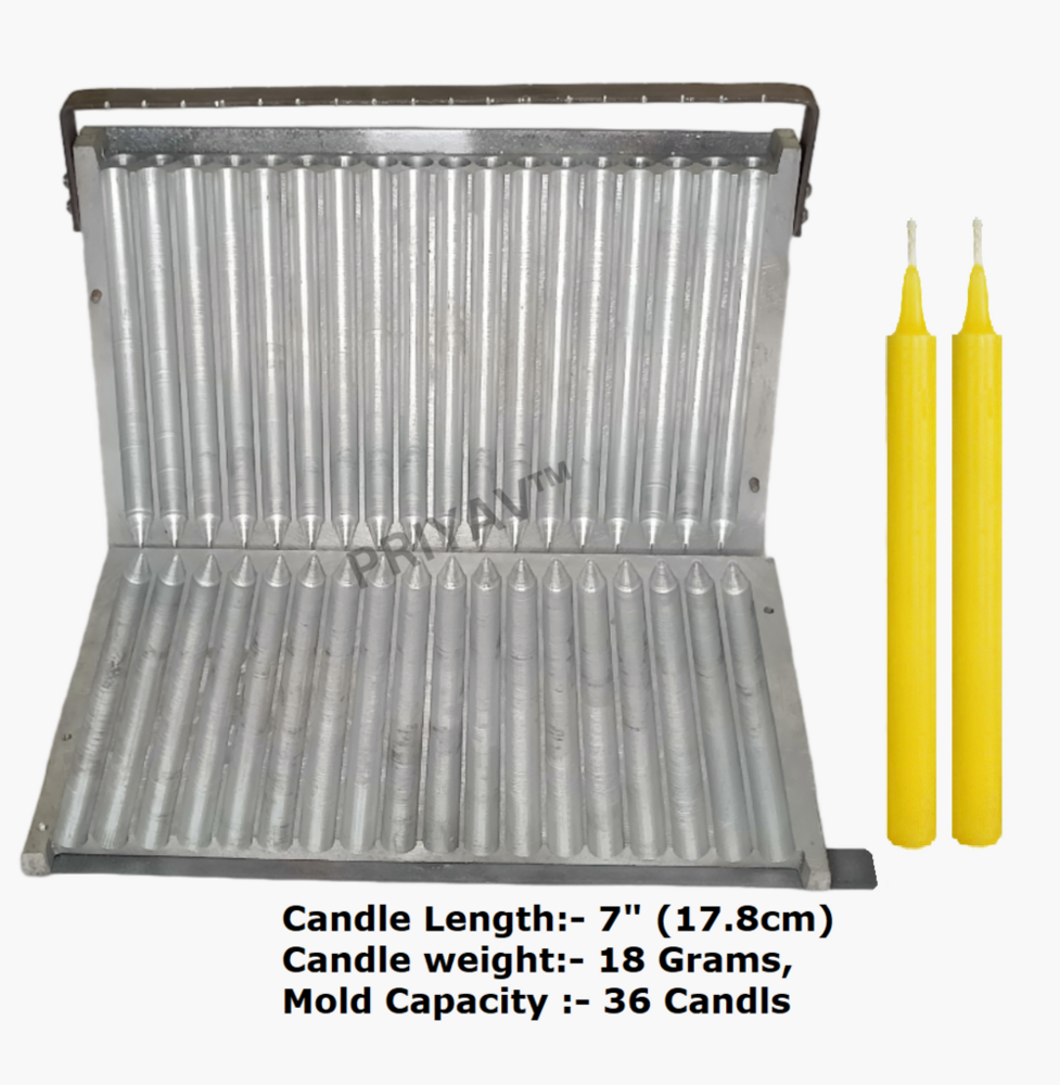 7 Inch 18 Grams Plain Candle Making Moulds