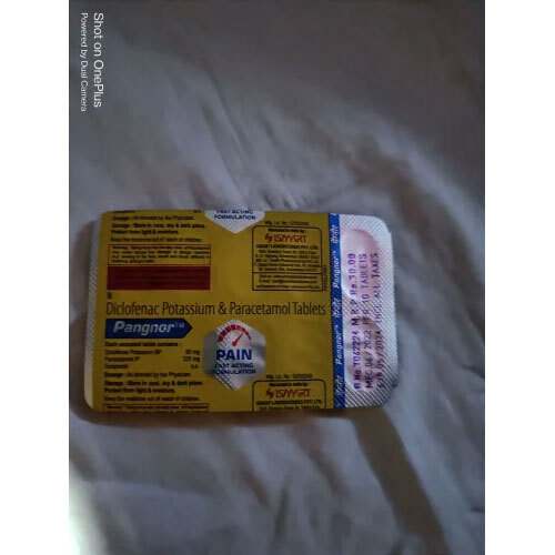 Diclofenac Potassium Paracetamol Tablets - Drug Type: General Medicines