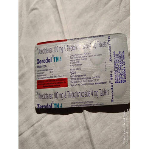 Aceclofenac Thiocolchicoside Tablets - Drug Type: General Medicines