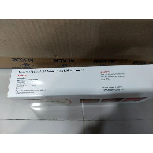 Folic Acid, Vitamin B2 And Niacinamide Tablets