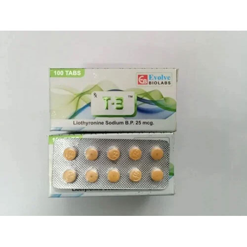 T-3 Tablets - Liothyronine Sodium 25 Mcg - Application: Pharmaceutical Industry