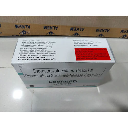 Esomeprazole Enteric Coated And Domperidone Sustained Release Capsule - Drug Type: General Medicines