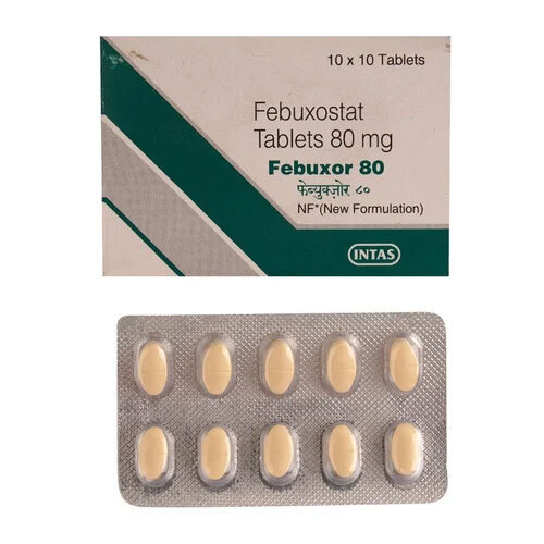 Febuxostat Febuxor 80Mg Tablet - Grade: Medicine Grade