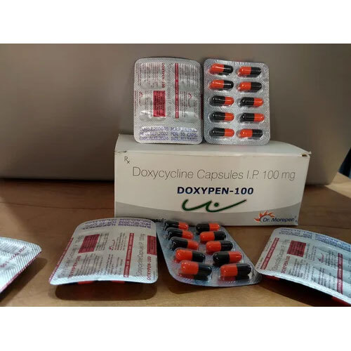 Doxycycline Capsules 100Mg - Grade: Medicine Grade