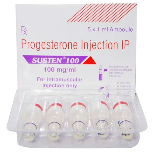 Progesterone Injection Ip Susten 100 - Physical Form: Liquid