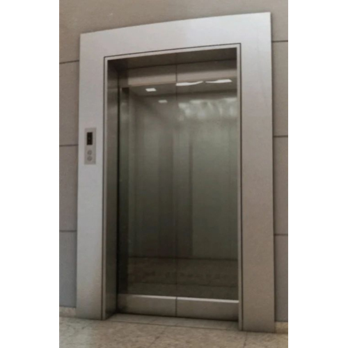 Fully Glass Elevator Door - Material: Stainless Steel