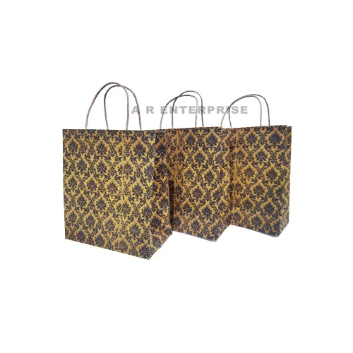 Paper Printed Gift Bags with Sturdy Rope Handles