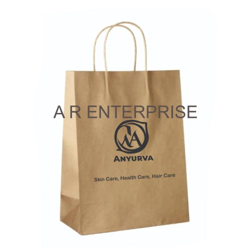 Paper Carry Bags - Color: Brown