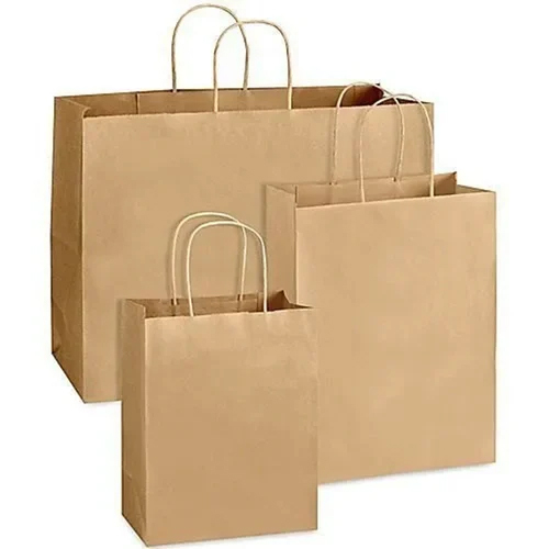 Paper Packaging Bag - Color: Brown