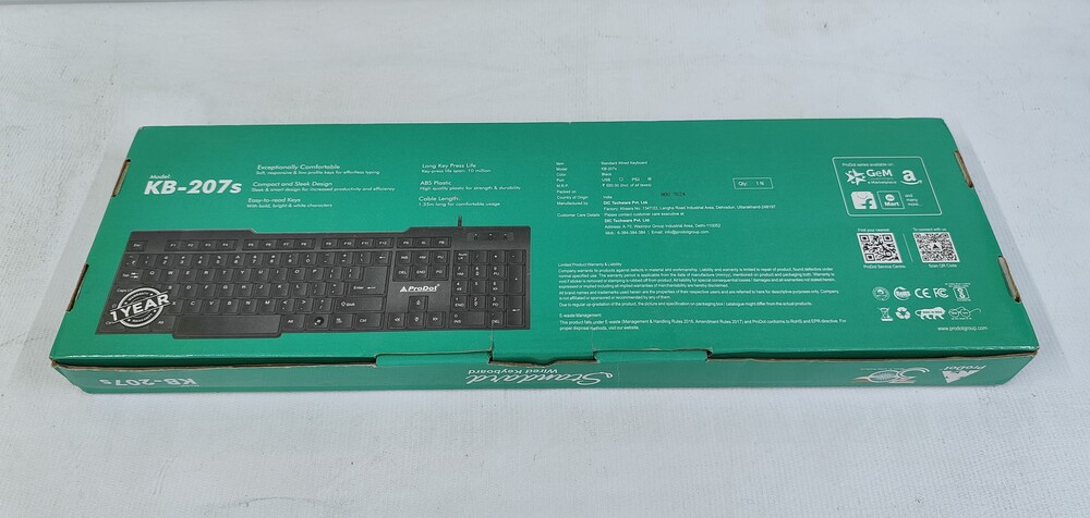 Prodot Kb-207s Wired Keyboard