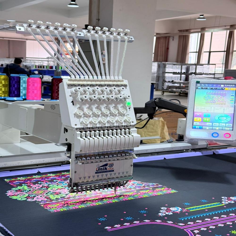 Single Head Embroidery Big Frame Size Machine