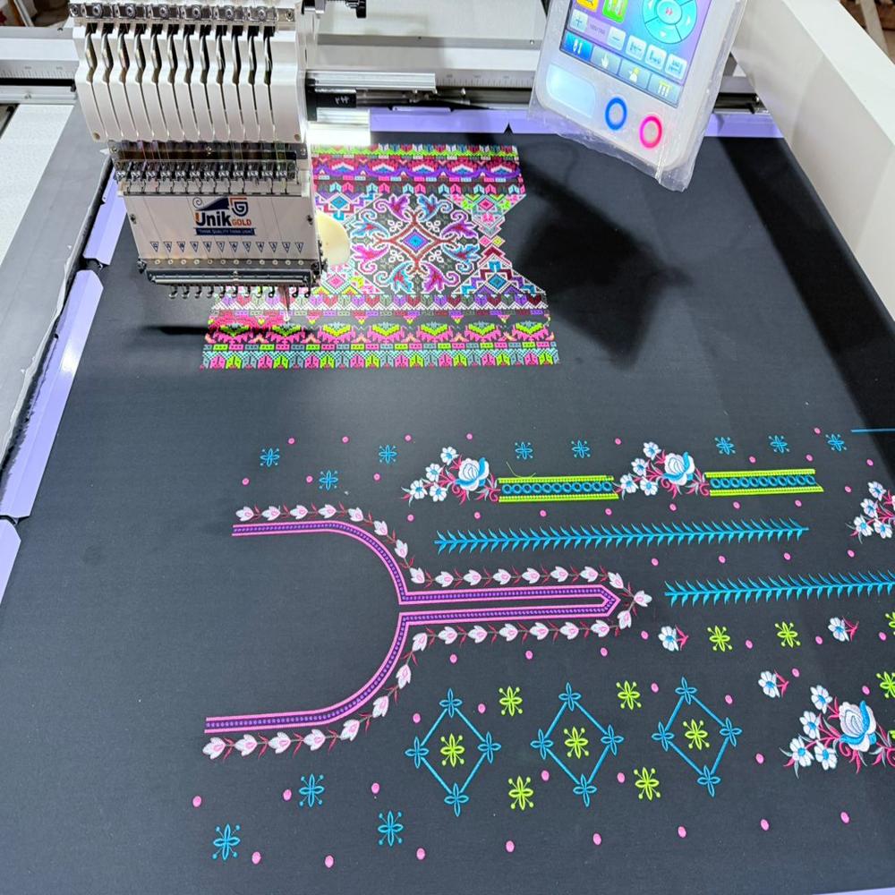 Single Head Embroidery Big Frame Size Machine