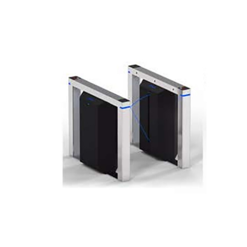 Flap Barrier - High-Quality Metal, Various Sizes Available, Sleek Silver and Black Color - Ideal for Safety and Crowd Control