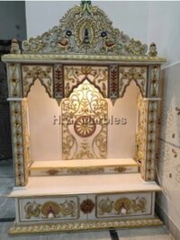 White Fully Assembled Marble Temple - Product Type: Painting