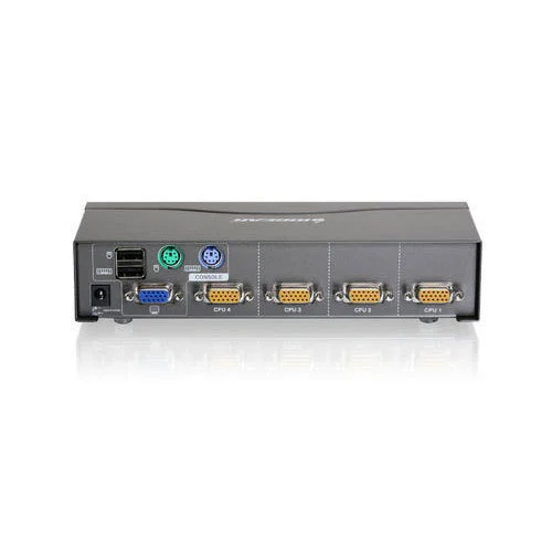 4 Port Vga Switch - Color: Black