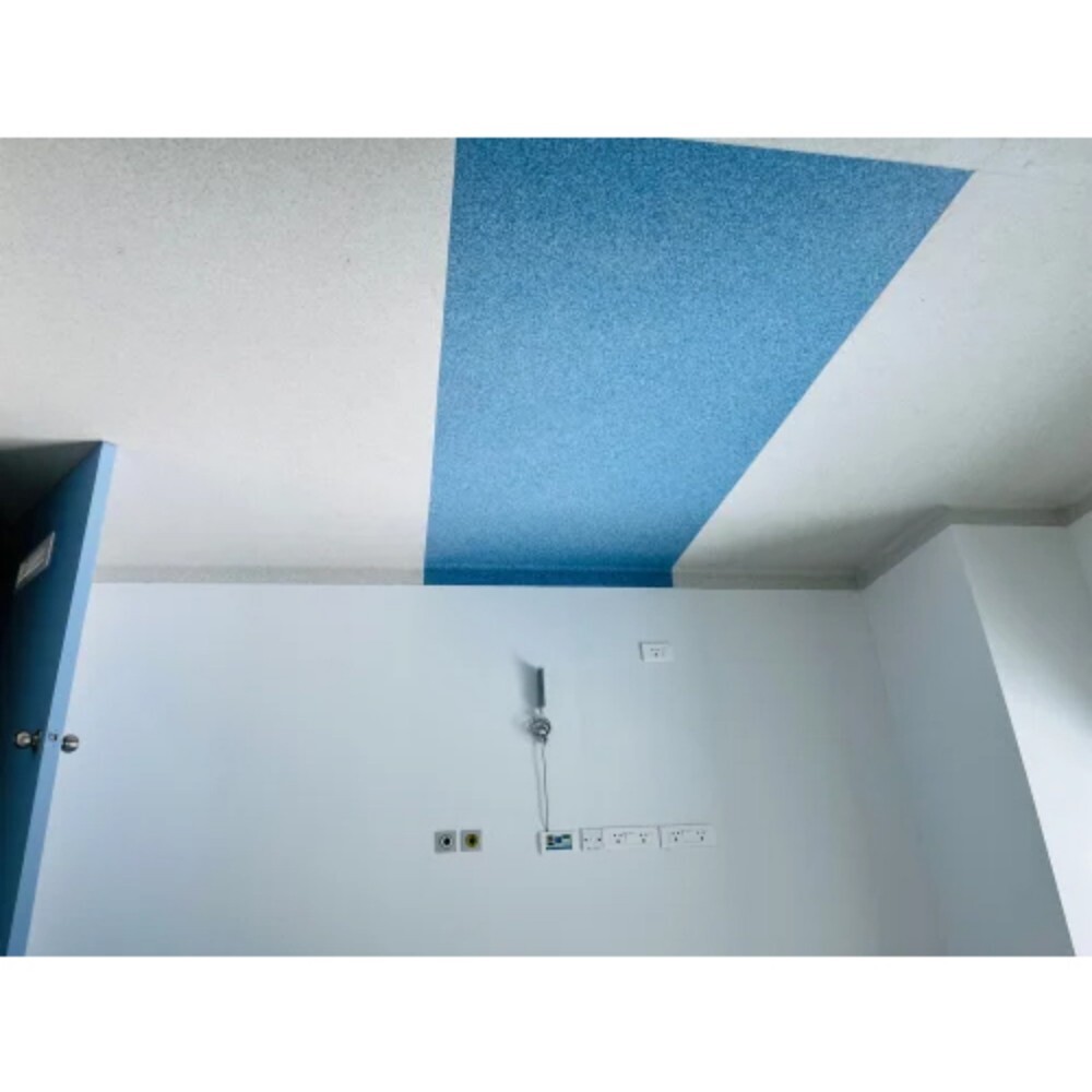 Hospital PVC Flooring - High-Quality Vinyl Material White/Blue Color Combination | Durable Easy to Clean Hygienic for Medical Environments