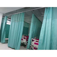 Hospital Curtain Track System - Pvc Plastic, 6 Feet Size, White Color - Durable And Galvanized Finish For Medical Facilities