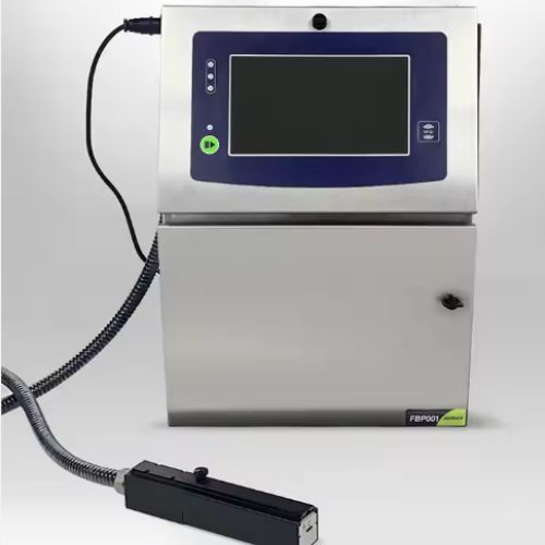 Cij Industrial Inkjet Printer Date Printing Batch Barcode Coding Machine - Stainless Steel, 623x520x230 Mm, Silver | 1,600 Char/sec, User Friendly, 5 Printing Lines