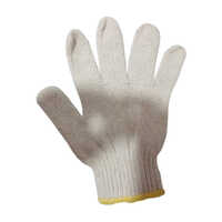 White Hand Knitted Gloves - Design: Modern