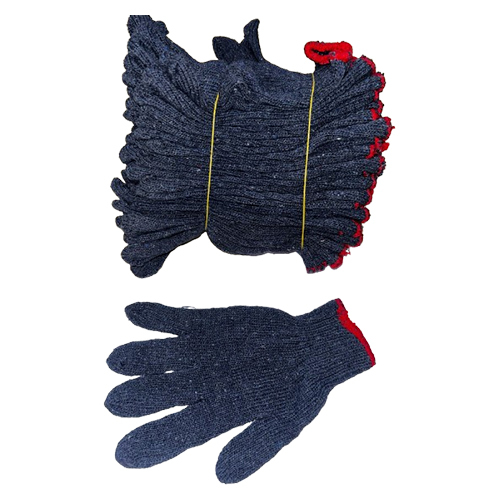 Cotton Knitted Hand Gloves - Color: Different Available