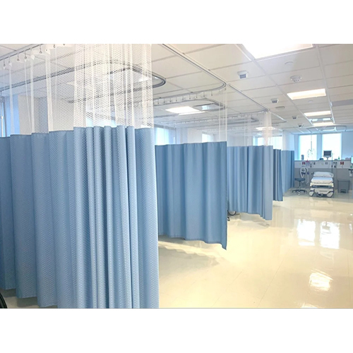 Hospital Partition Curtains - Color: Blue