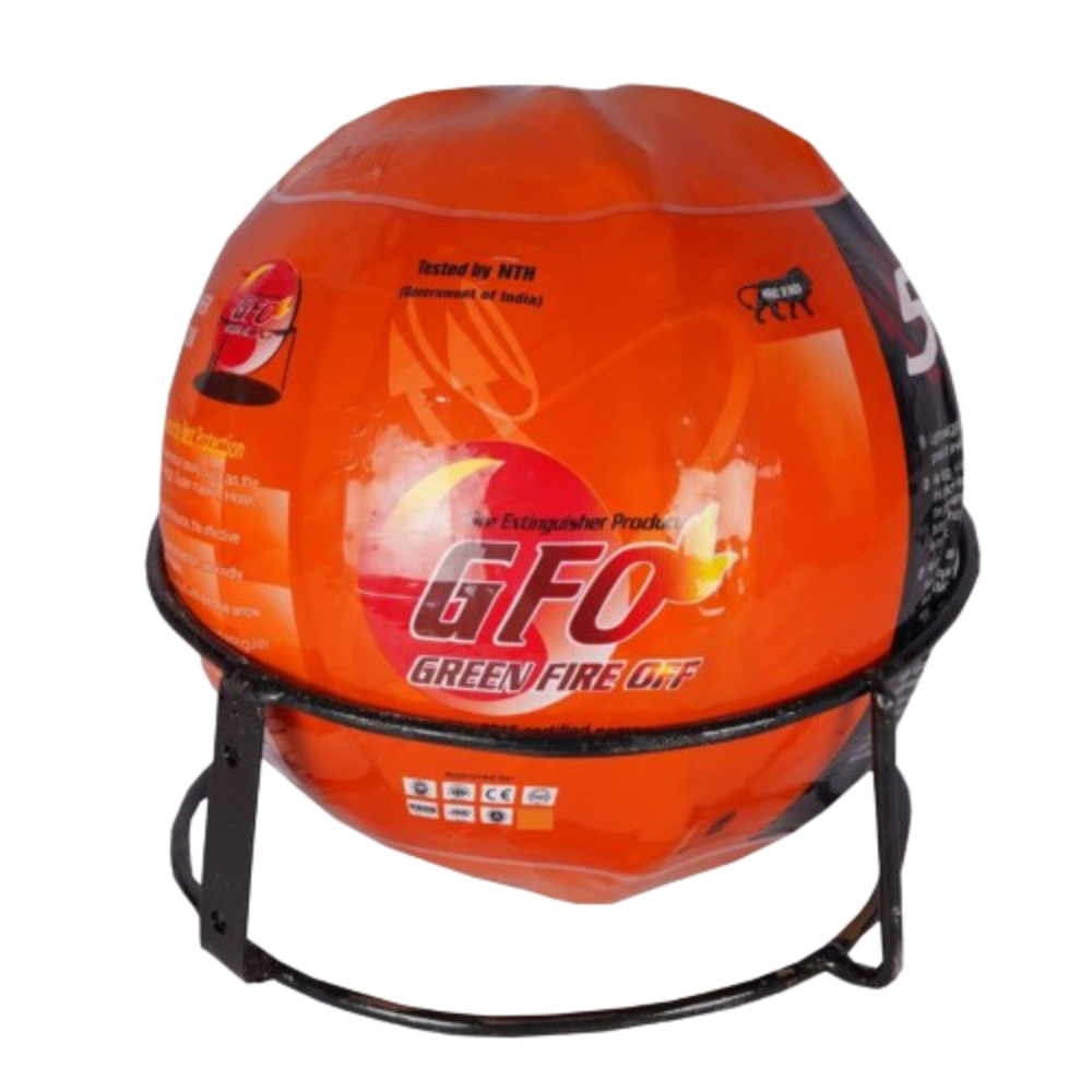 Automatic Fire Ball Extinguisher - Map 90 Material 1.3kg Weight Red Color | 5-year Warranty Suitable For A B C E Class Fires