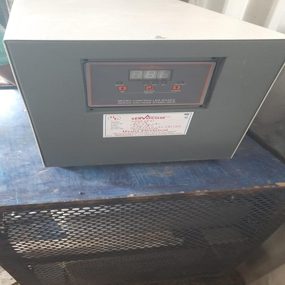 5 Kva Micro Controller Servo Stabilizer - Battery Capacity: 101 A 105ah